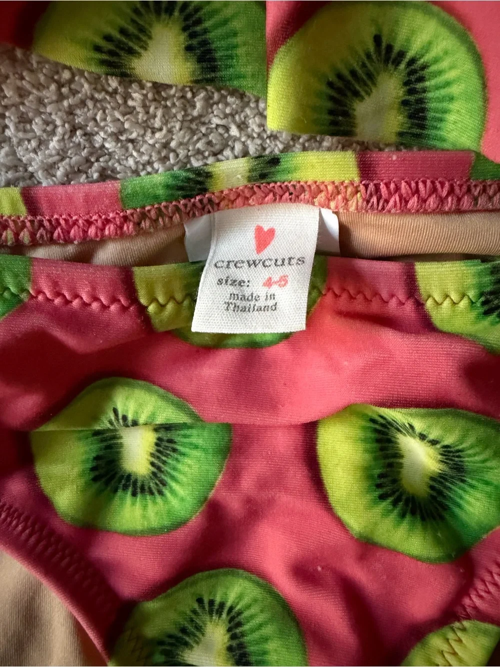 Crewcuts Pink Kiwi Print